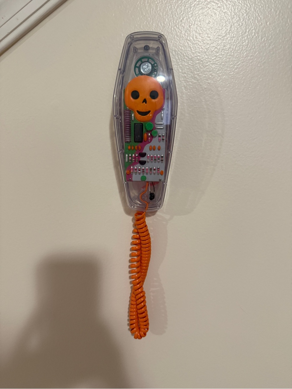Spooky Halloween Talking Telephone Wall Decoration from Target 2024 Decor 90’s